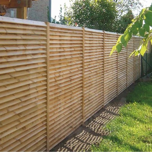 Panneau clôture persienne LAMELLO - 178x180 cm