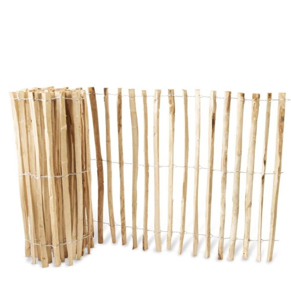 Ganivelle châtaignier fendu Haut. 60 cm - Ecart 5 cm (+/-1) - Non pointé - 10 ml