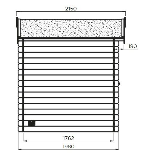 Abri de jardin en bois 19 mm ESSEN  - 198x198 cm - 3,92 m² - S8601 SOLID