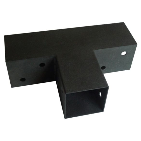 Connecteur express en T - 92x185x275 mm - pour poteaux bois 90x90 mm