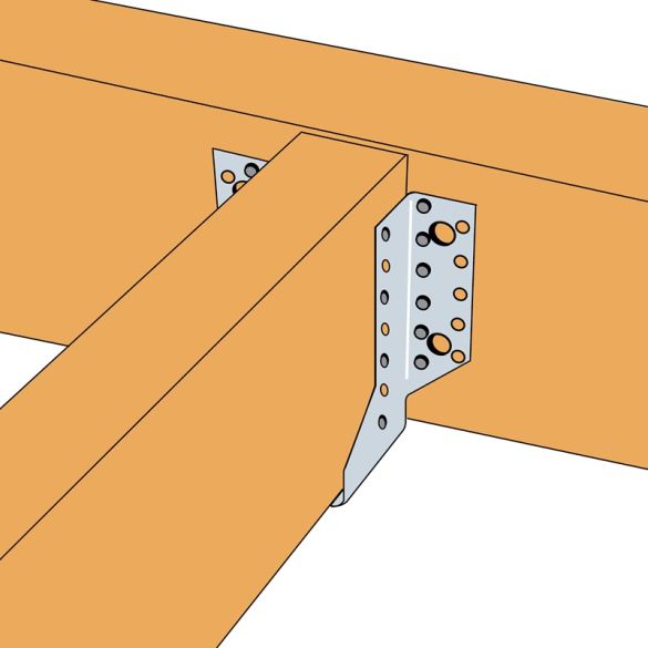 Sabot à ailes extérieures 70x135 mm - Ép. 2 mm - SAE340/70/2 | SIMPSON