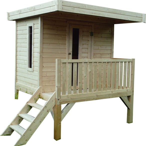 Maisonnette toit plat 16 mm S8414LD Modern 180x180x227 cm SOLID