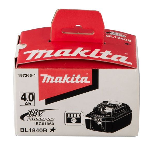 Batterie Makstar 18V Li-Ion 4 Ah - BL1840B - Témoin de charge intégré