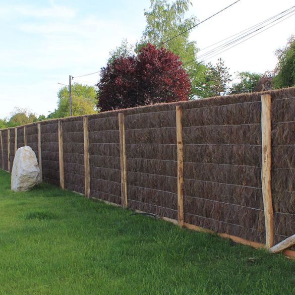 Panneau de brande de bruyère 15 kg/m²  - Hauteur 2,00 m - Longueur 2,00 m