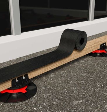 Plot terrasse réglable 90-150 mm pour terrasse bois ou composite - YEED