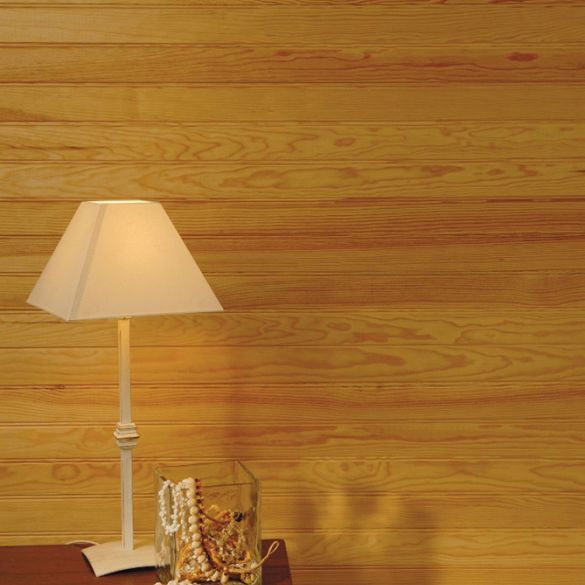 Lambris pin Prestige Sans Nœud profil mouchette 70x10 mm L. 2,00 m