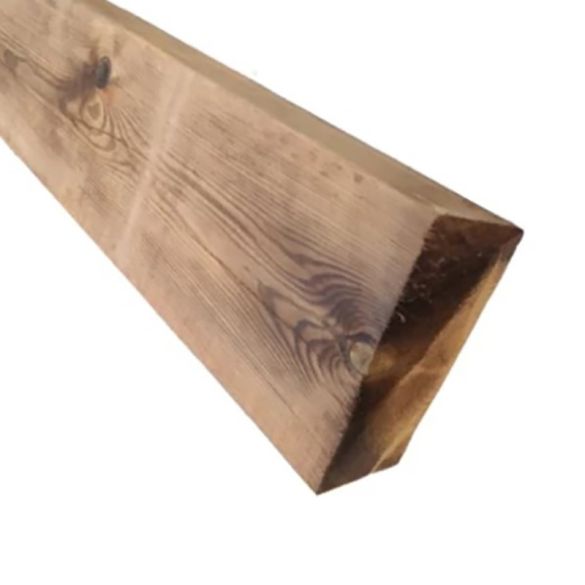 Panne en pin sylvestre 225x80 mm - rabotée et traitée Cl4 marron - L. 4,00 m