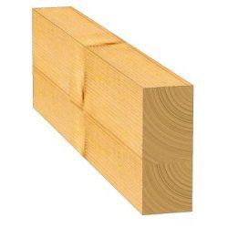 Panne de charpente en pin brut traité Classe 2 - 4500 x 250 x 100 mm