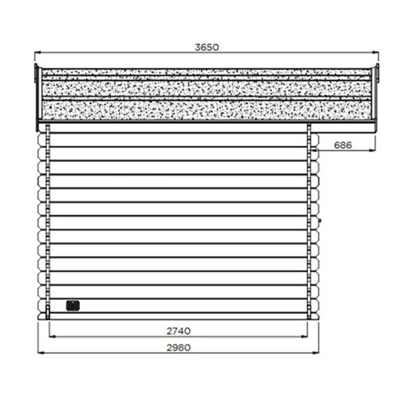 Chalet en  bois brut 34mm SALZBURG 388x298 cm - 11,56m² - S8964 SOLID