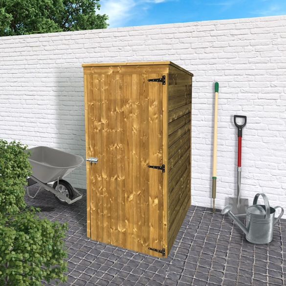 Abri de rangement 12 mm S8581-1LD traité autoclave 90x96x180 cm SOLID