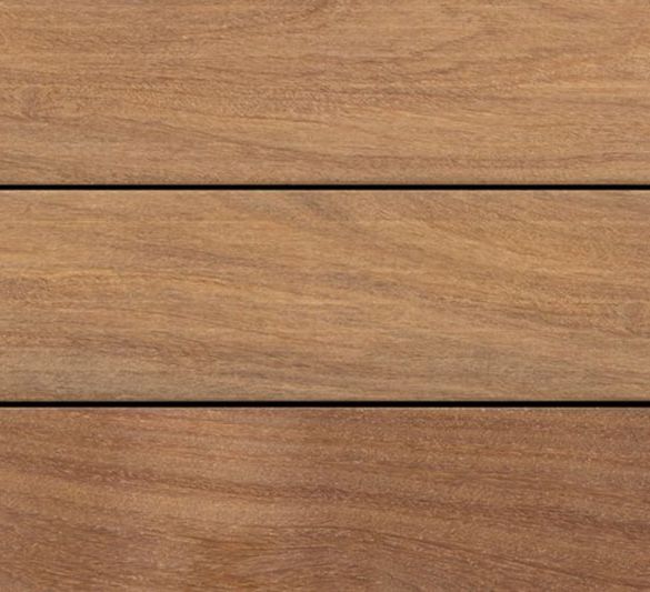 Lame de terrasse en Cumaru lisse à visser Long. 6,10 m - 145x21 mm