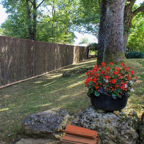 Panneau de brande de bruyère 15 kg/m²  - Hauteur 2,00 m - Longueur 1,00 m