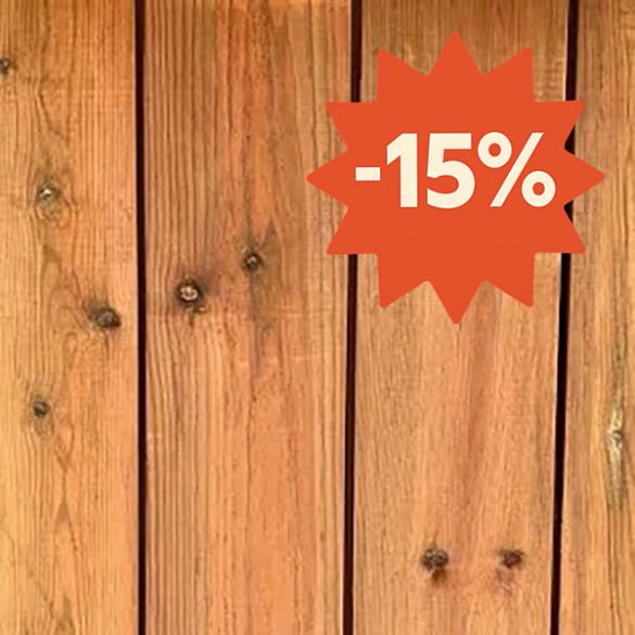 Lame terrasse Terralandes Signature en pin Cl4 marron - 145x22 mm - L. 2,40 m