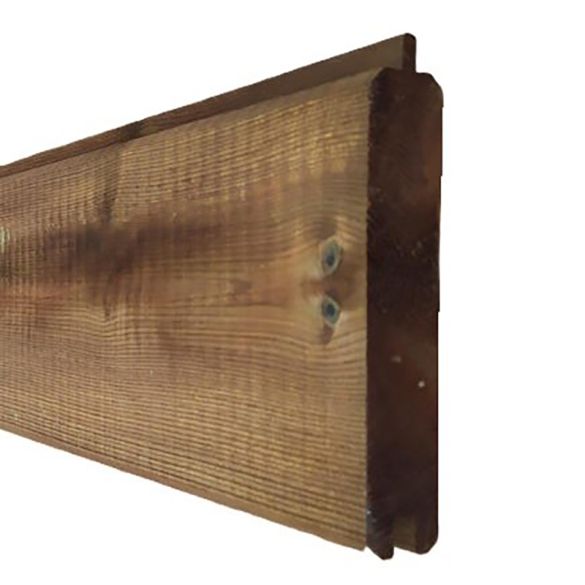 Lame de clôture AUSTRAL 135 x 34 mm - Long. 1,92 m - en pin Classe 4 marron