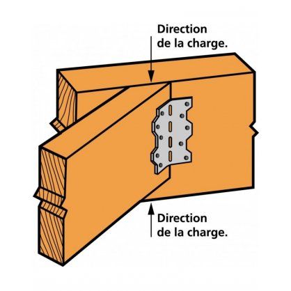 Equerre LS50 à angle ajustable de 0 à 135° - SIMPSON Strong-Tie