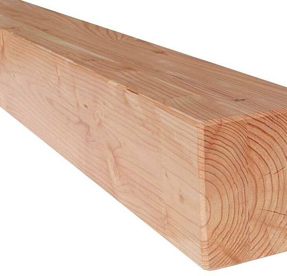 Poteau contrecollé Douglas 200x200 mm - Long. 5,00 m - traité Classe 2