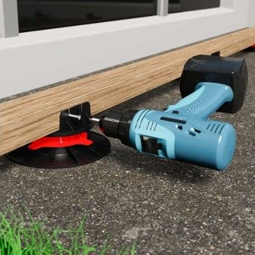 Plot terrasse reglable 25-40 mm pour terrasse bois ou composite - YEED