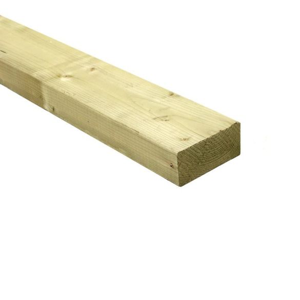 Ossature sapin/épicéa rabotée traitée Classe 3 - 95x45 mm - Longueur 6,00 m