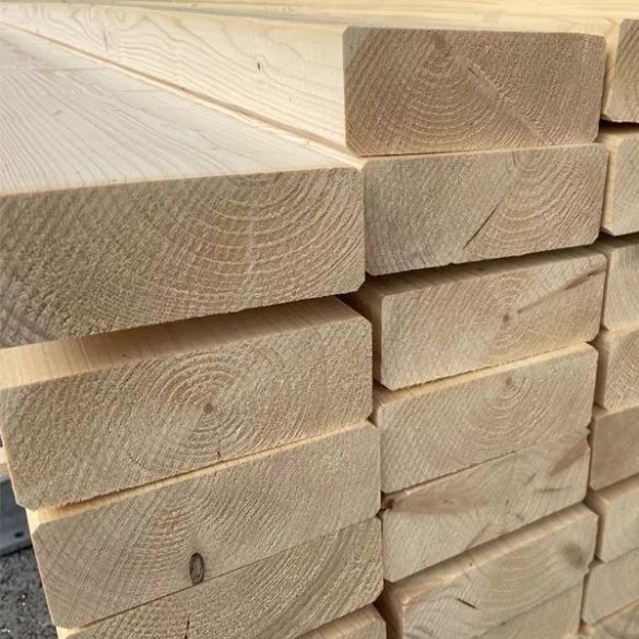 Bois de charpente sapin séché et raboté - 160x80 mm - Long. 4,00 m - Classe 2