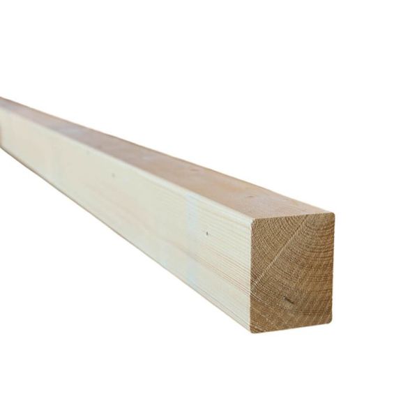 Bois de charpente sapin séché et raboté - 100x80 mm - Long. 4,50 m - Classe 2