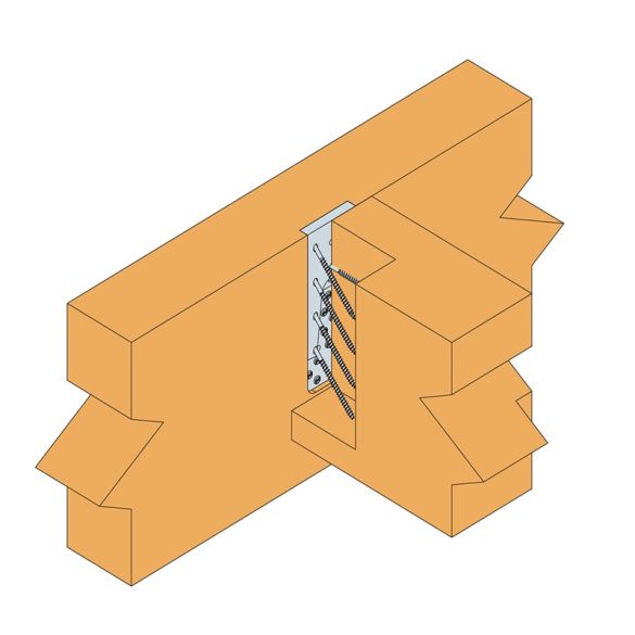 Etrier à queue d'aronde aluminium 195x75 mm - ETB190-B | SIMPSON