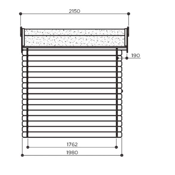 Abri de jardin bois brut 19 mm DRESDEN 248x198 cm - 4,91 m² - S8602 SOLID