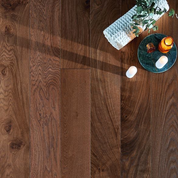 Parquet contrecollé Alto chêne huilé mat CUIR 1210x139x12 mm - PANAGET