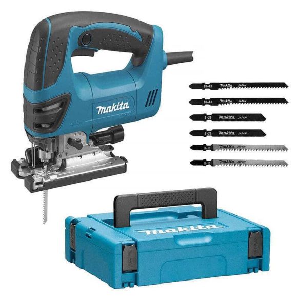 Scie sauteuse 720W - Coupe à 90° H de coupe maxi 135 mm + coffret MAKPAC | MAKITA 4350FCTJ