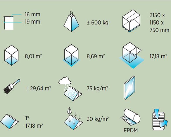 Abri jardin bois traité 8,69 m² TARENTO 291 x 287 cm + Pergola 299 cm – S8742-1