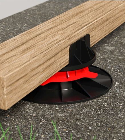 Plot terrasse reglable 25-40 mm pour terrasse bois ou composite - YEED