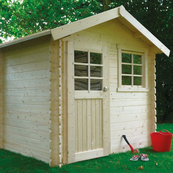 Abri de jardin en bois 28 mm LAVAL 238x198 cm - 4,71 m²
