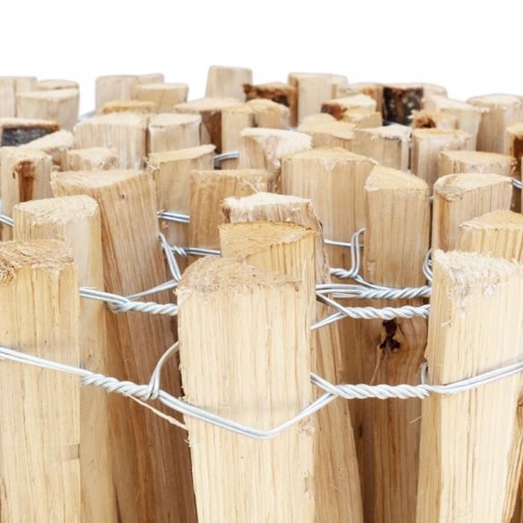 Ganivelle châtaignier fendu Haut. 60 cm - Ecart 5 cm (+/-1) - Non pointé - 10 ml