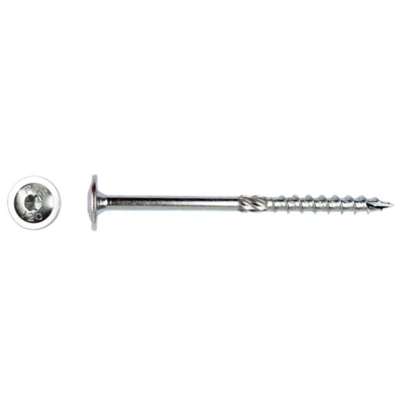 50 Vis à bois de construction TK Ø 8x200 mm - Torx 40 - Tête bombée