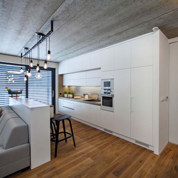 Mélaminé MDF PerfectSense laqué W1100 PM Blanc Alpin 19 mm EGGER - 2,80x2,07 m