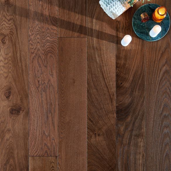 Parquet contrecollé Alto chêne huilé mat CUIR 1210x139x12 mm - PANAGET