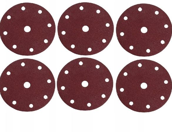 10 disques abrasifs Ø150 mm grain 150 - 8 + 1 trous (bois/métal) | Makita P-31968
