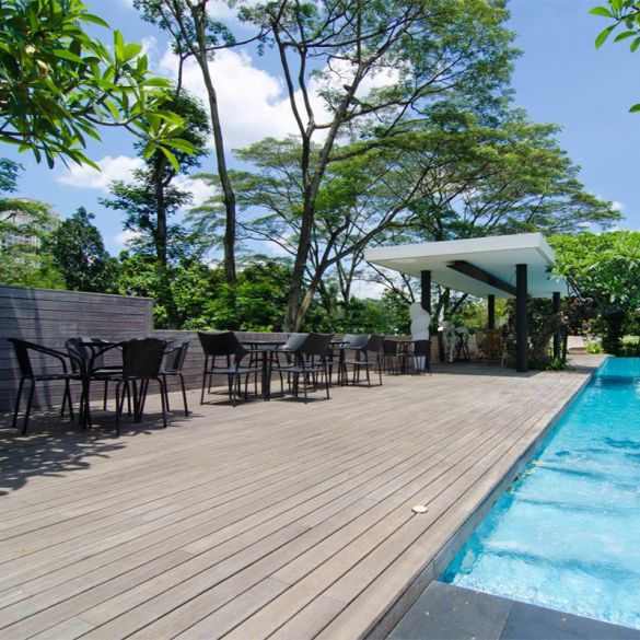 Lame terrasse bois exotique PADOUK lisse - 120 x 21 mm - Longueur 4,60 m