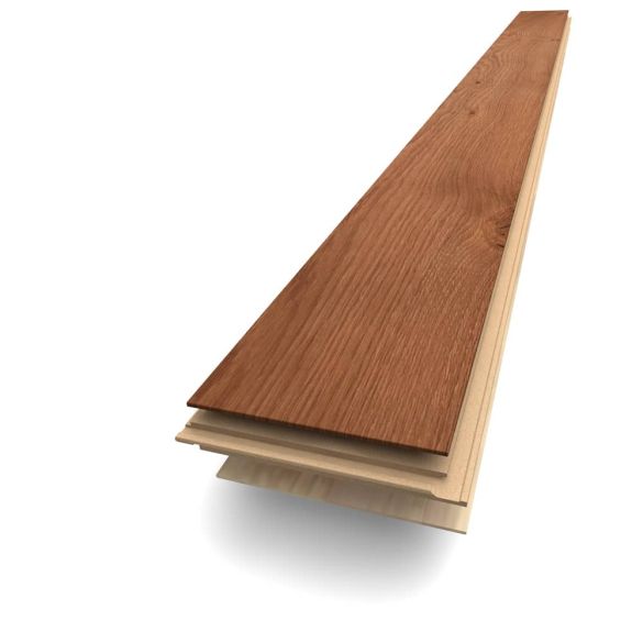Parquet contrecollé Alto chêne huilé mat CUIR 1210x139x12 mm - PANAGET