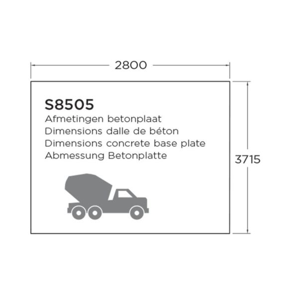 Chalet bois sapin brut 28 mm LIMERICK 298x388 cm - 11,56m² - S8505 SOLID