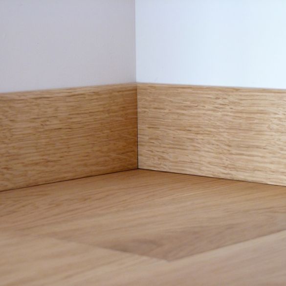 Plinthe MDF Chêne Topaze 2200 x 80 x 13 mm PANAGET