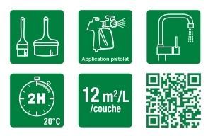 Lasure AQUABOIS Chêne clair 1L - Blanchon