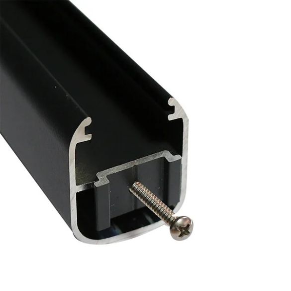 12 Clips + vis de fixation au poteau Alu des Traverses Top/Base et Interm. Evoluclos