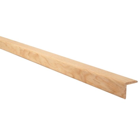 Baguette d'angle bords arrondis en pin des Landes 35x35 mm Long. 2,40 m