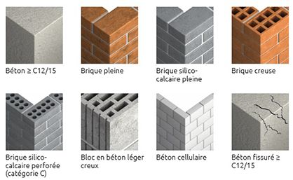 25 Chevilles à frapper 10x140 mm pour matériaux creux - Nylon tête fraisée - RAWL