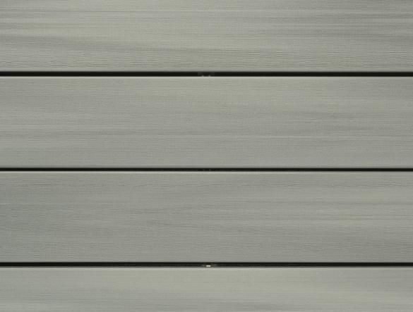 Lame composite Atmosphère brossée - 23x138x4000 mm - Gris Ushuaia SILVADEC