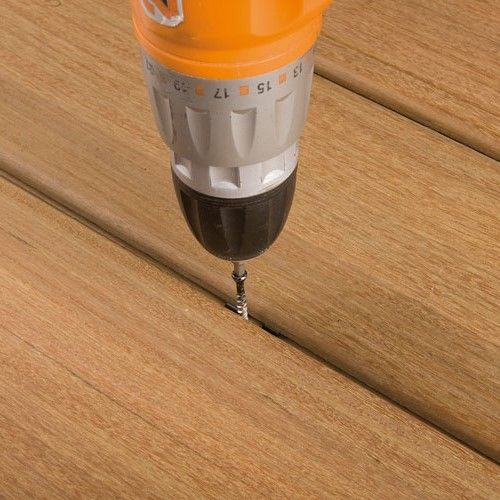 Clips invisibles Cobra pour terrasse bois composite - Sachet 90pcs + vis inox 4x30mm