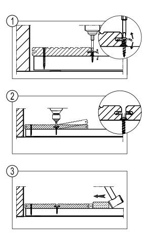Clips invisibles Cobra pour terrasse bois composite - Sachet 90pcs + vis inox 4x30mm