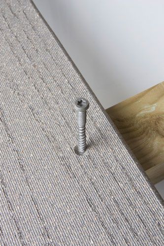 Vis inox COBRA gris 5x63 mm pour lame terrasse composite - Blister de 100 pcs