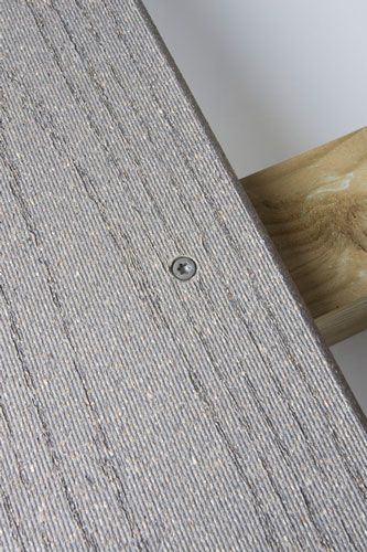 Vis inox COBRA gris 5x63 mm pour lame terrasse composite - Blister de 100 pcs