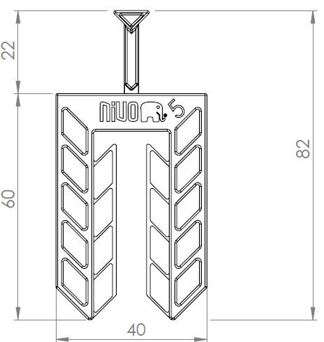 200 Cales fourchettes Forkpad 2-3-4-5 mm pour terrasse - COBRA